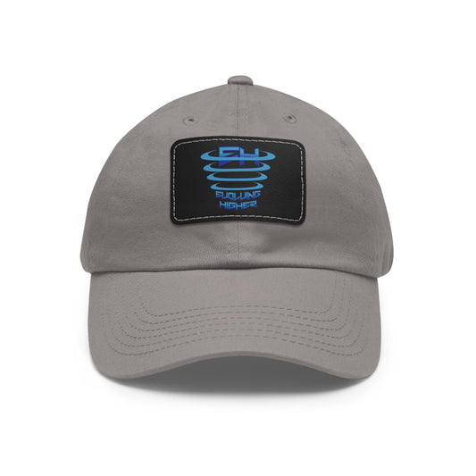 Evolving Higher Dad Hat with Leather Patch (Rectangle)