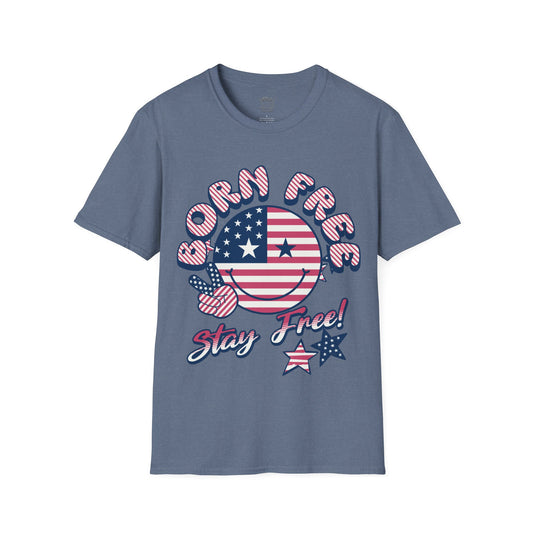 Born Free Stay Free Unisex Softstyle T-Shirt