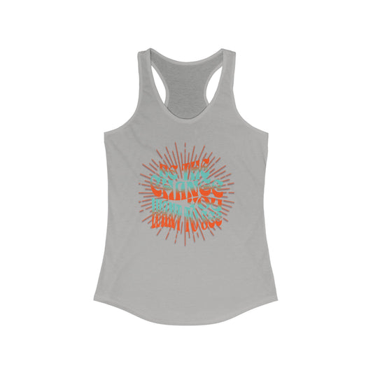 Be the Change Women's Ideal Racerback Tank